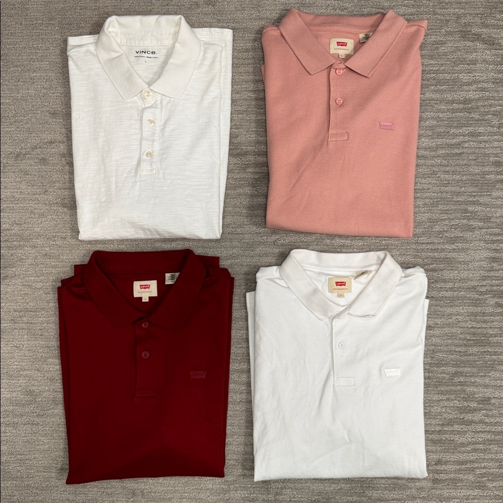 Theory & Levi’s Polo Bundle Size Large NWOT